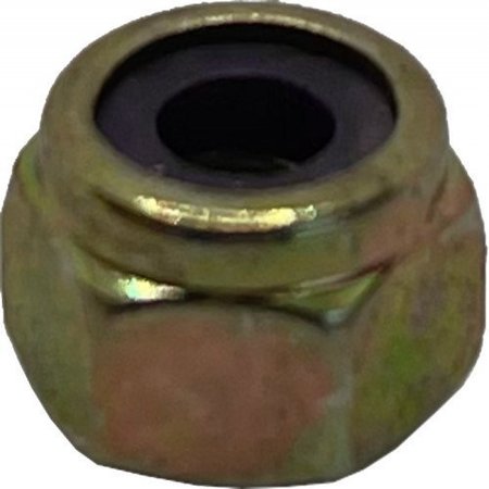SUBURBAN BOLT AND SUPPLY Lock Nut, #10-24, Steel, Yellow Zinc A04201200NMZYD